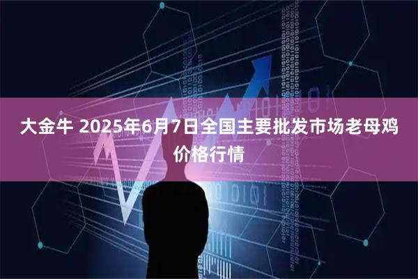 大金牛 2025年6月7日全国主要批发市场老母鸡价格行情